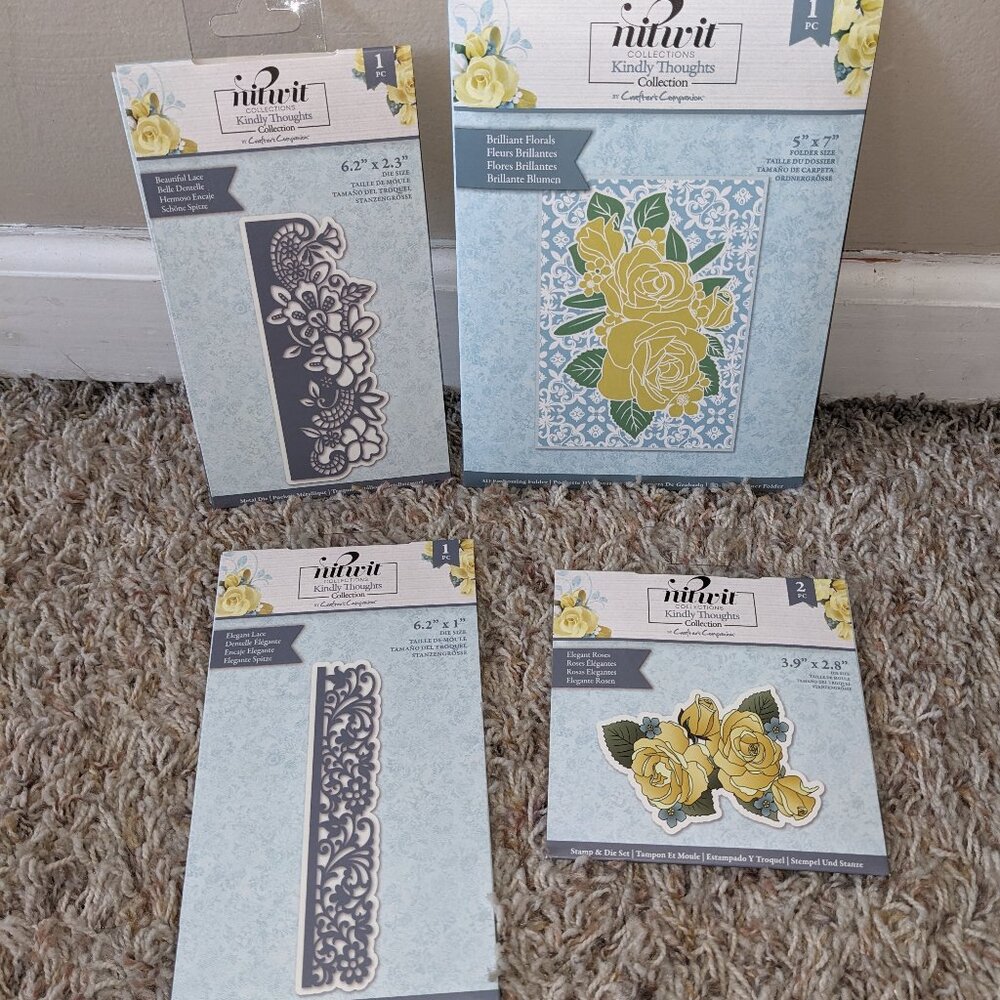 Crafter's Companion NWT Nitwit Kindly Thoughts Collection Bundle